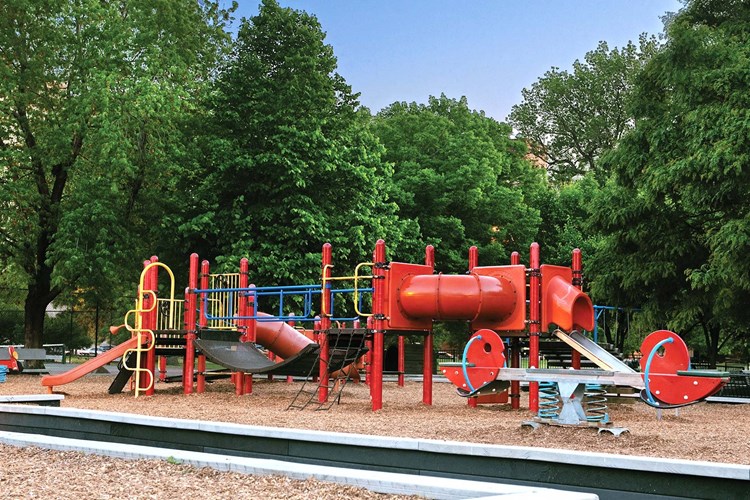 Take the kids to one of the nearby playgrounds