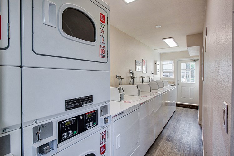 24 hour laundry facility at Pleasanton Place Apartment Homes