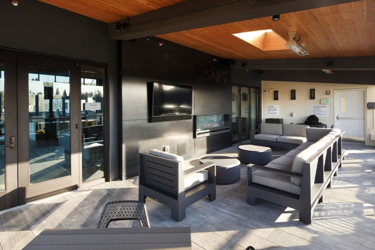 Phase II Rooftop deck with lounge seating