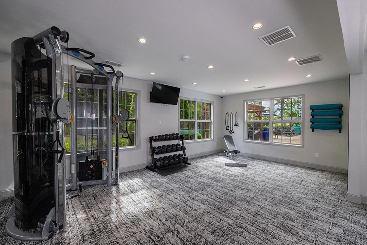 Our fitness center has all the weight training equipment you could ask for.