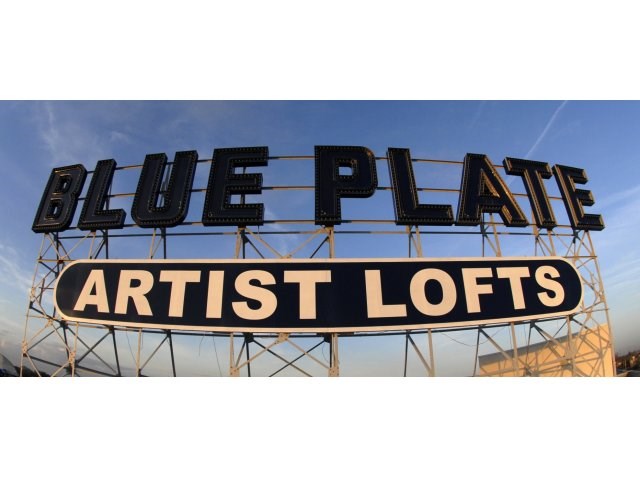 Blue Plate Signage