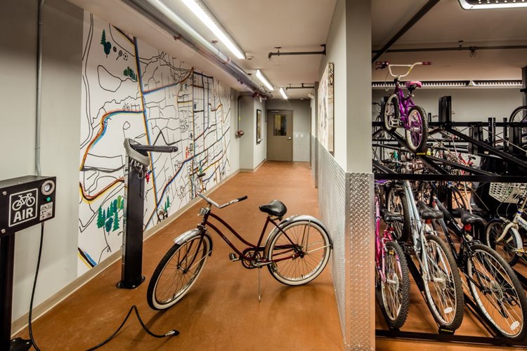 Bike Storage and Repair Room