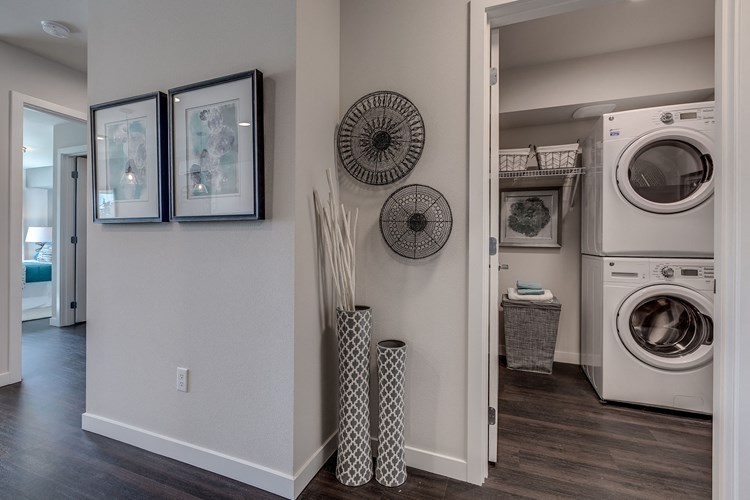 Lux Apartments laundry room