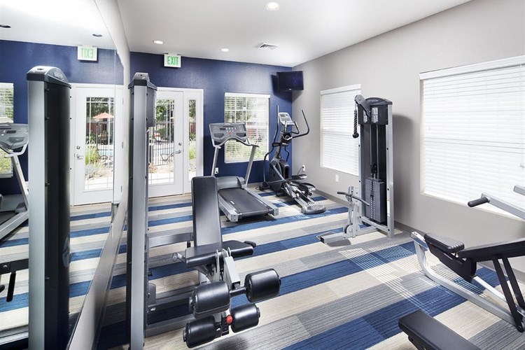 Get energized at the 24-hour fitness center