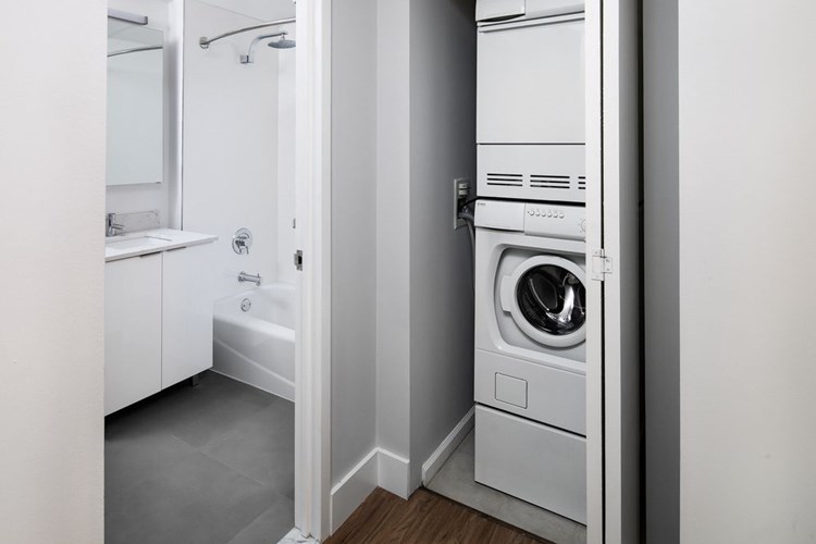 Renovated Package I in-home washer/dryer