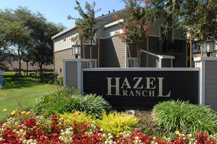 Fair Oaks, CA Hazel Ranch Apartments exterior sign