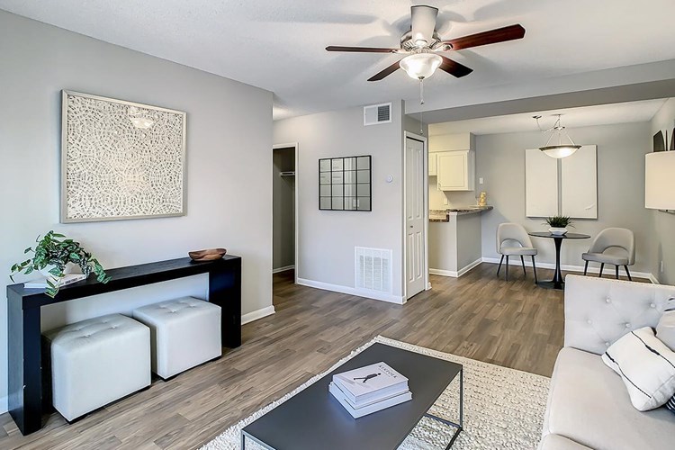 You'll love our spacious, open floor plans which feature wood-style flooring.