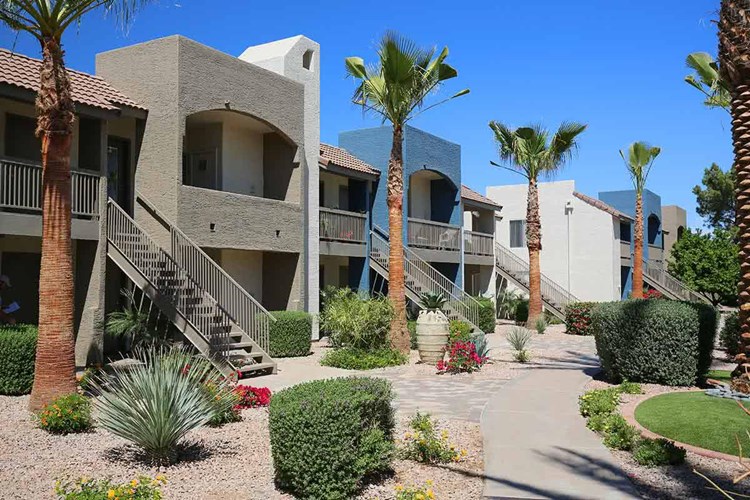 All of our apartment homes features patios or balconies and newly painted exteriors.