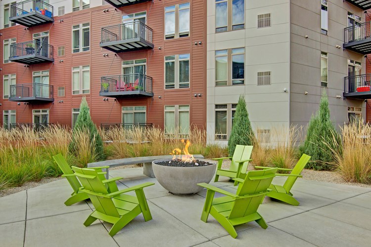 Covington Outdoor Deck with Firepit