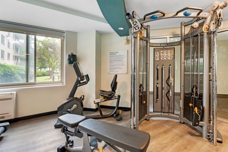 Fitness center with state-of-the art cardio and strength equipment