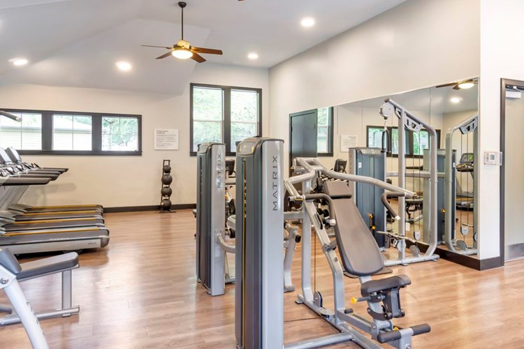 Fitness center with state-of-the-art cardio and strength equipment