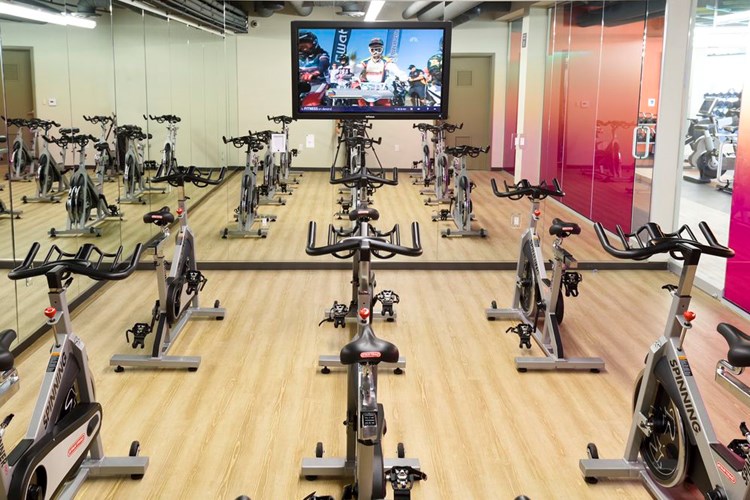 Fitness Center with Spin Room