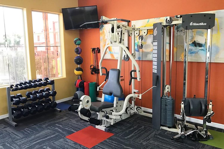 Enjoy working out on your own schedule at our resident fitness center, open 24-hours a day.