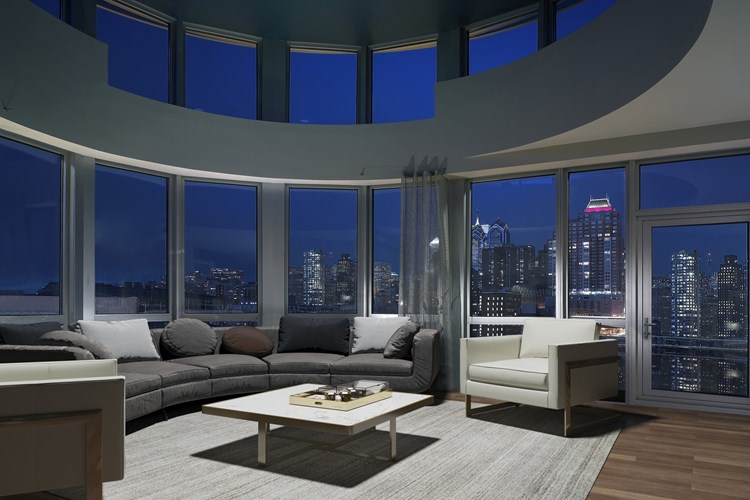 Loft-style homes with amazing city views