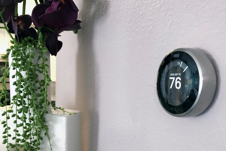 Energy efficient Nest thermostat available in all apartment homes.