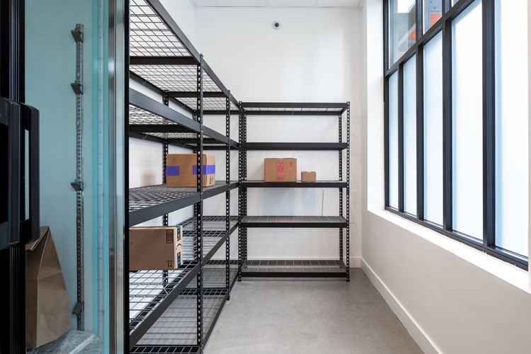 Self-serve package room for convenient 24/7 pickup