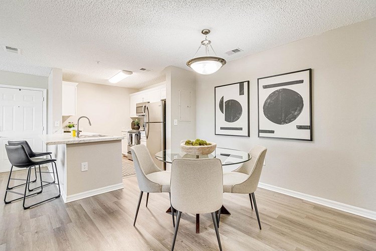 You'll love having a separate dining area right next to the kitchen. 