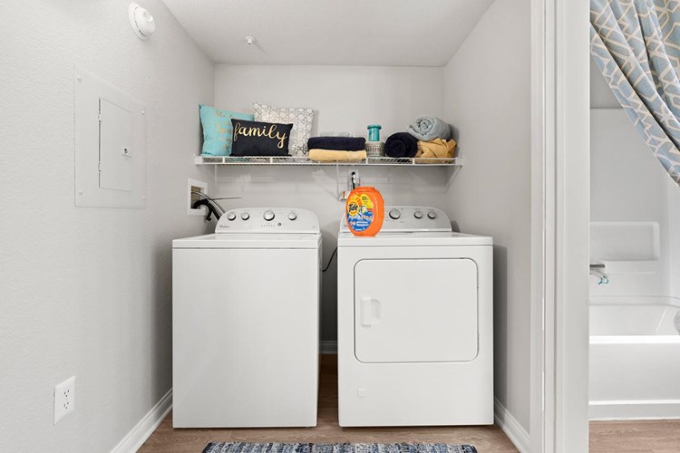 Here at Millennium East, we are ALL about convenience for our residents! Each apartment comes equipped with a FULL size washer/dryer for all your laundry needs!