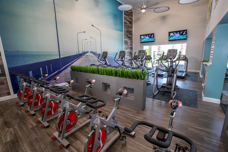 Our state-of-the-art fitness center is complete with all the cardio and weight training equipment you need.