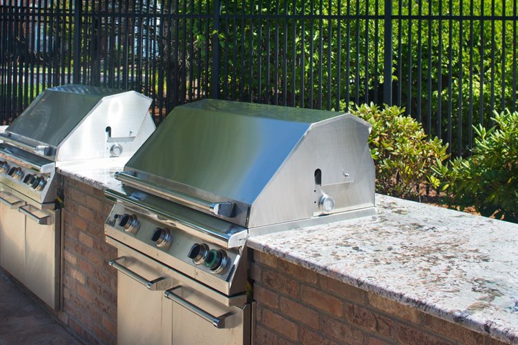Barbecue grilling stations