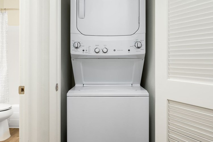 Renovated Apartments with Stacked Washer Dryer