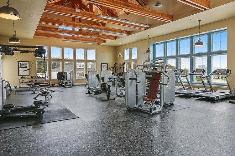 Work out in our 4,600 square foot fitness center equipped with TechnoGym equipment