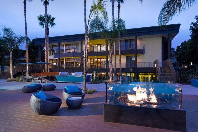 Outdoor Chill Space with Firepit and Lounge Seating