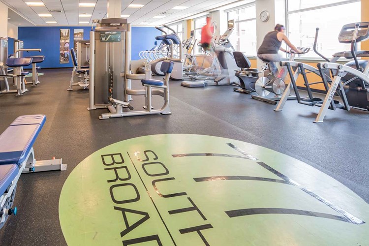 Enjoy your workout in the updated fitness center