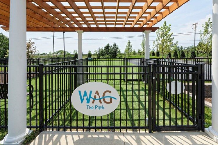 WAG pet park entrance