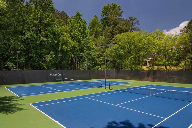 Refinished & upgraded tennis courts