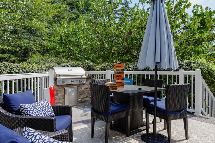 Invite friends over for a barbecue at our grill deck