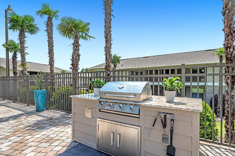 Have a cookout by the pool utilizing our gas grill.