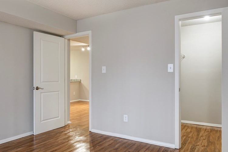Enjoy a spacious bedroom with a walk-in closet