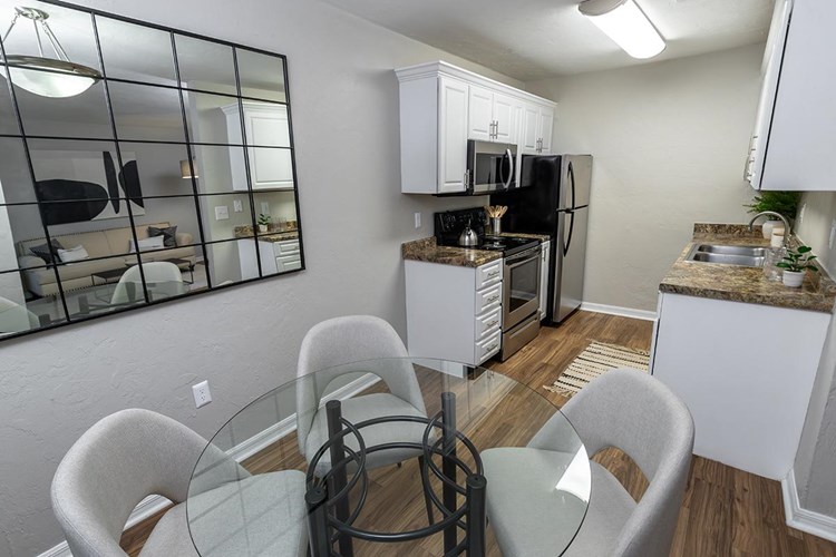You'll love having a separate dining area located next to the kitchen.