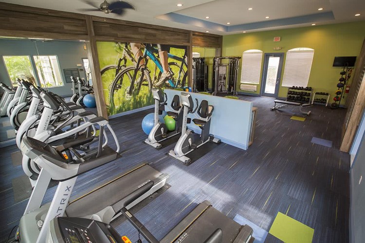 Our state-of-the-art fitness center features all the cardio and weight training equipment you need to get a great workout!