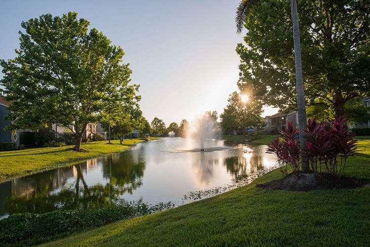 Enjoy beautiful sunset views over the lake at the end of a long day.