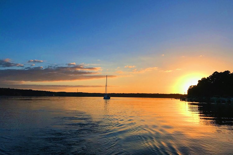 Enjoy watching a beautiful sunset on Lake Murray.