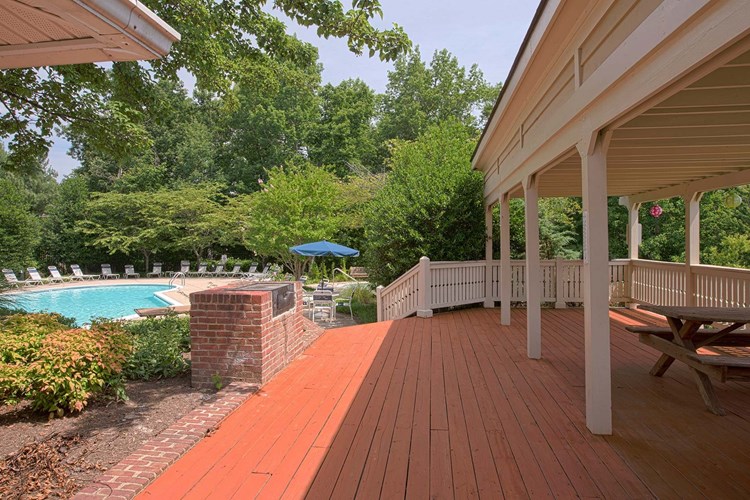 Enjoy your new covered patio that overlooks the pool
