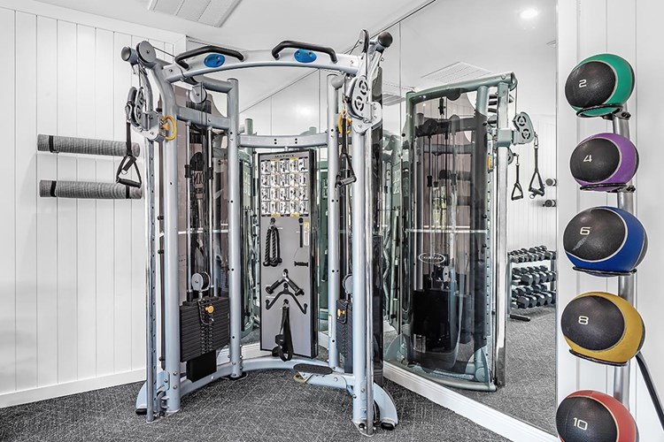 Out fitness center also features all the weight training equipment you need for that full body workout.
