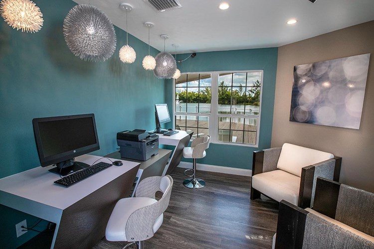 Catch up on work or just surf the web in our resident business center.