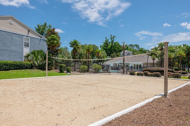 Have fun in the sun at our on-site volleyball court or play a game of corn hole.