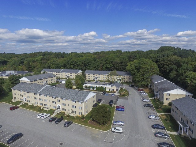 Overhead View of Cedar Tree Apartments