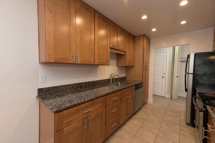 Parkside Apartments kitchen sink
