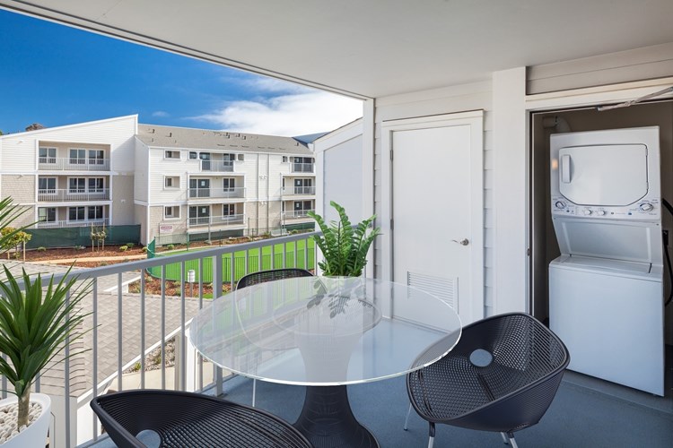 Enjoy your own spacious, private balcony! 