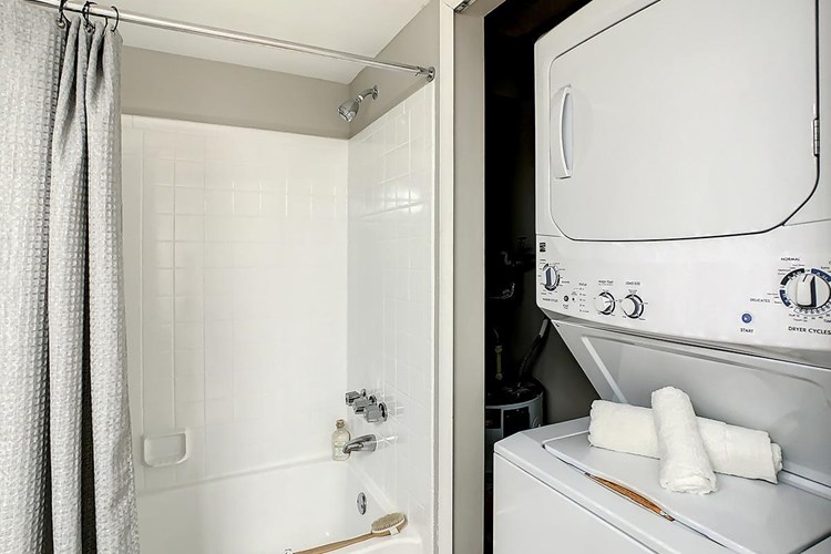 Washer and dryer appliances are included for your convenience.