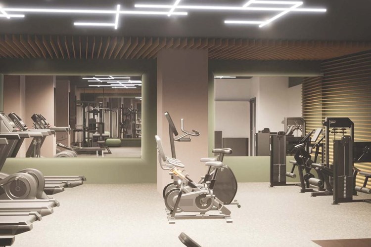 Fitness center (rendering)
