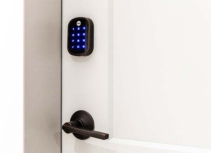 Control the temperature without getting up and never fumble for your keys again. Smart home tech available in every home!