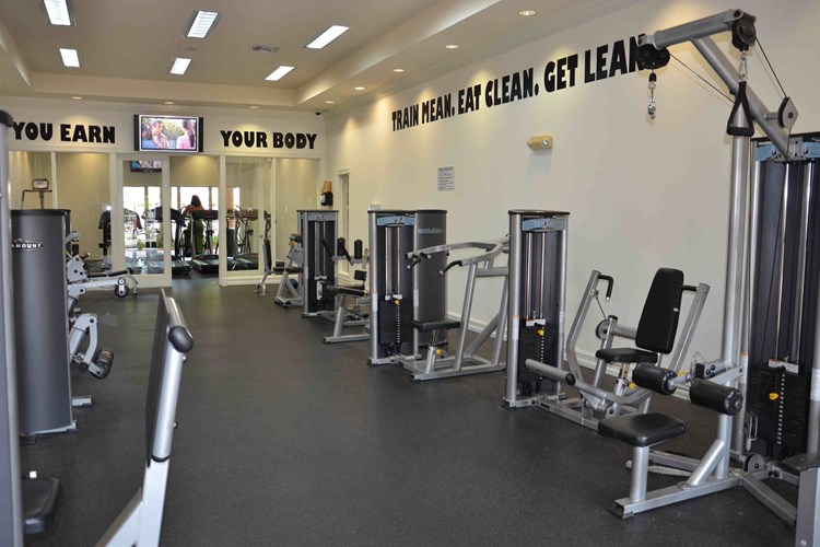 24 hr Health and Fitness center with free weights