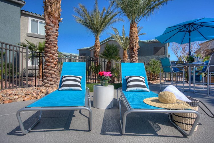 Lay on on one of our many poolside loungers.