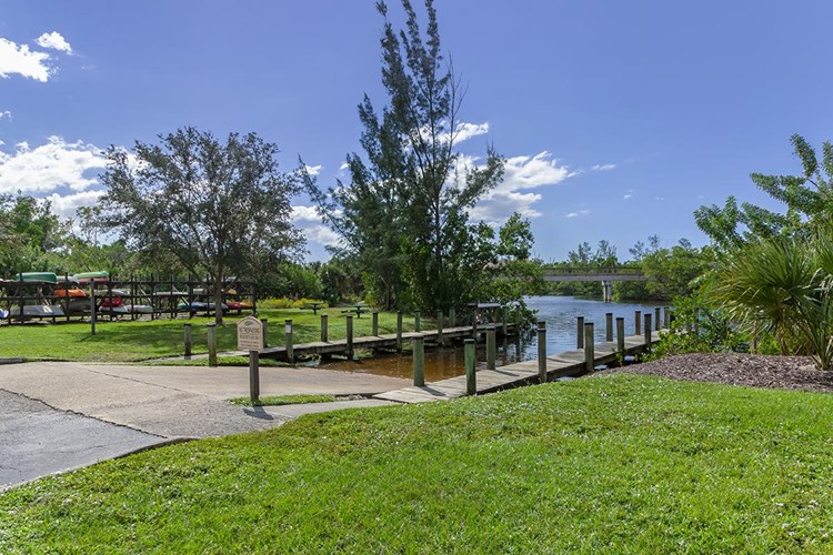Boat Ramp with Intracoastal Access. River Reach offers complimentary kayaks for our residents to use.
